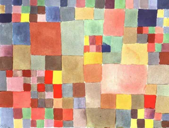 Flora on Sand painting - Paul Klee Flora on Sand art painting